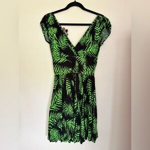 Trashy Diva Psychedelic Ferns Mini Dress size 4